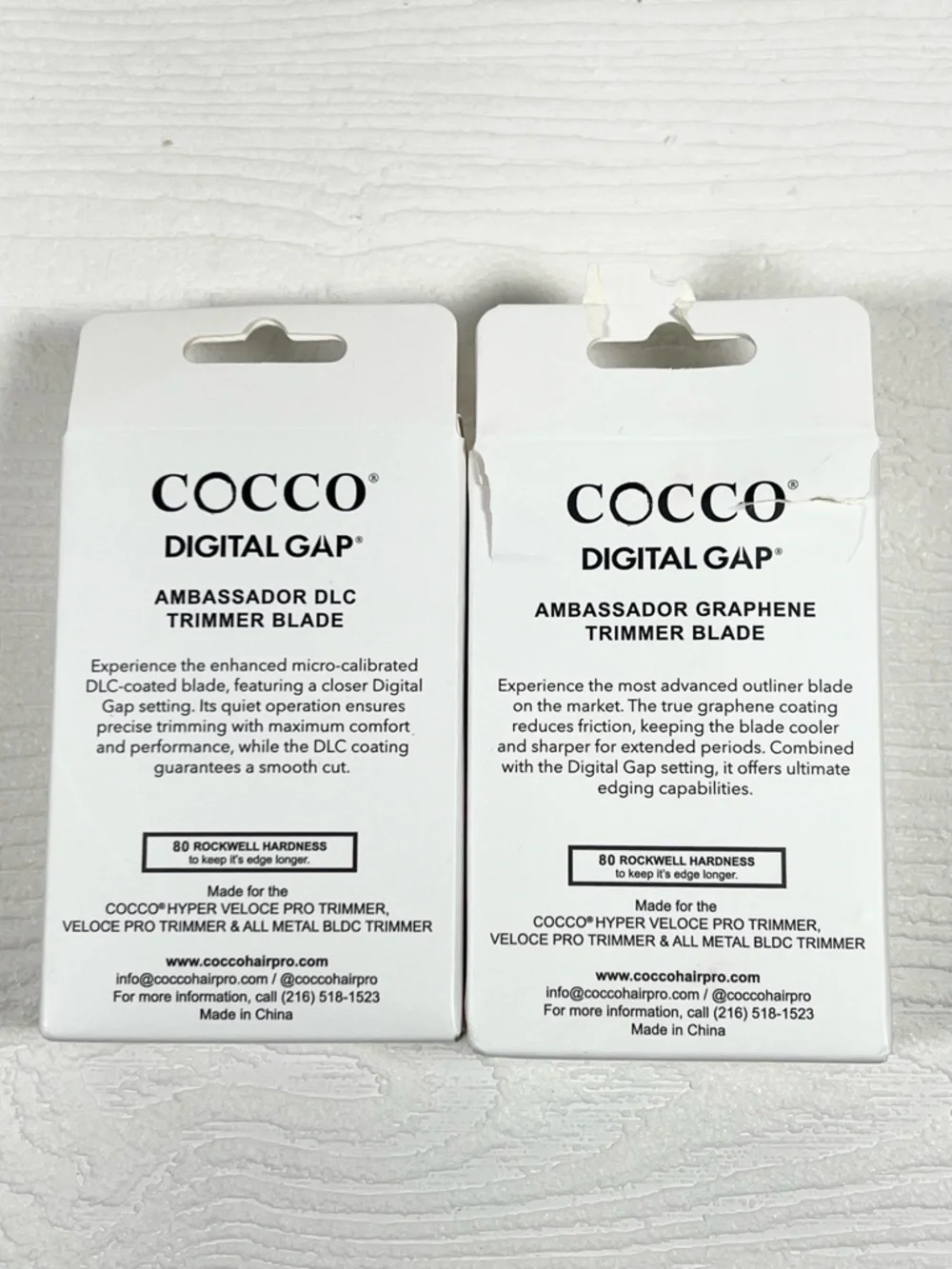 Cocco Ambassador Graphene & Ambassador DLC Replacement Trimmer Blades